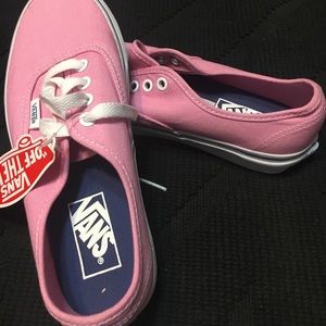 NWT VANS Authentic  Pink children’s  Shoes.